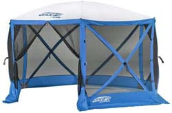 7. Quick Set 14201 Escape Sport Pop Up Camping Canopy Gazebo Tailgate Tent, Blue