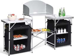 3. Giantex Folding Camping Kitchen Table