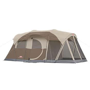 2. Coleman WeatherMaster 6-Person Tent with Screen Room