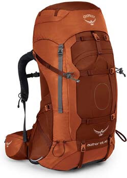 4. Osprey Aether AG 85 Men's Backpacking Backpack