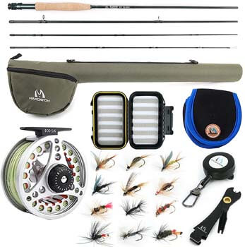 2. M MAXIMUMCATCH Maxcatch Extreme Fly Fishing Combo Kit