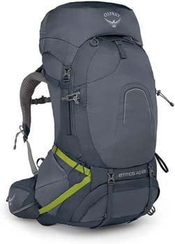 3. Osprey Atmos AG 65 Men's Backpacking Backpack
