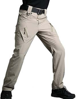 8. ReFire Gear Men's Quick Dry Tactical Pants Summer Lightweight Outdoor Hiking Cargo Trousers