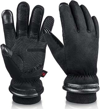 1. OZERO -30 ℉ Waterproof Winter Gloves for Men and Women