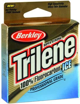 4. Trilene 100% Fluorocarbon Ice Fishing Line