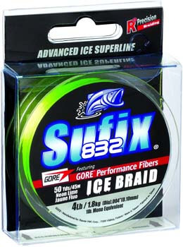 3. Sufix 832 Ice Braid Fishing Lure