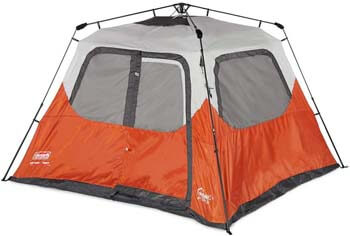 7. Coleman New Outdoor Camping Waterproof 6 Person Instant Tent - 10'x9' Footprint