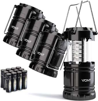 1. Vont 4 Pack LED Camping Lantern