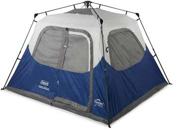 6. Coleman 6-Person Instant Tent Blue