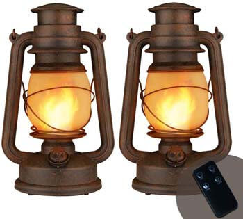 5. YINUO LIGHT LED Vintage Lantern