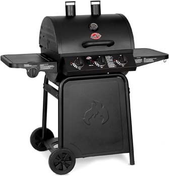 7. Char-Griller E3001 Grillin' Pro 40,800-BTU Gas Grill, Black