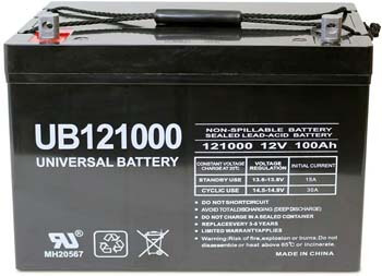 3. Universal Power Group 12V 100Ah Replacement Battery