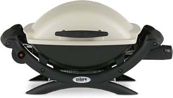 5. Weber 50060001 Q1000 Liquid Propane Grill, Chrome