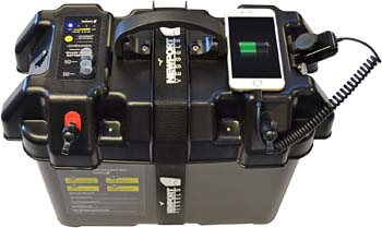1. Newport Vessels Trolling Motor Smart Battery Box Power Center