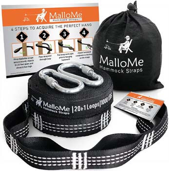 4. MalloMe XL Hammock Straps