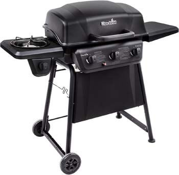 6. Char-Broil Classic 360 3-Burner Liquid Propane Gas Grill with Side Burner