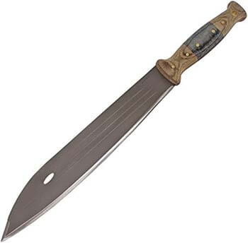 2. Condor Tool & Knife, Primitive Bush Machete, 12in Blade, Micarta Handle with Sheath
