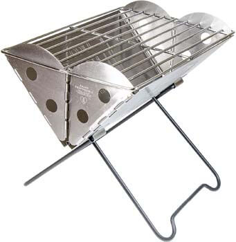 5. UCO Flatpack Portable Stainless Steel Grill and Fire Pit