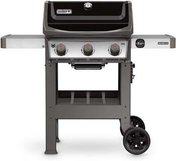 9. Weber 45010001 Spirit II E-310 3-Burner Liquid Propane Grill, Black