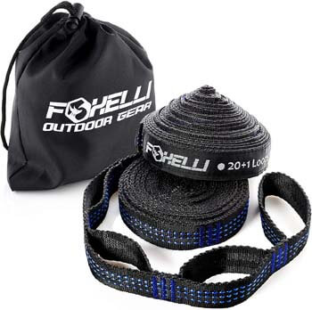 1. Foxelli Hammock Straps XL