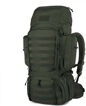 4. Mardingtop 50L/60L/75L Molle Hiking Internal Frame Backpacks with Rain Cover