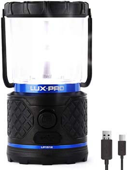 2. LUXPRO Dual Power Lantern