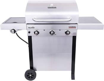 2. Char-Broil 463370719 Performance TRU-Infrared 3-Burner Cart Style Gas Grill, Stainless Steel