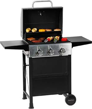 3. MASTER COOK 3 Burner BBQ Propane Gas Grill