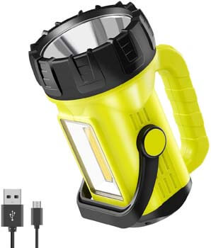 6. Anhay LED Lantern Flashlight, 1000 Lumen Rechargeable Camping Spotlight