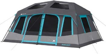 8. Ozark Trail 10-Person Dark Rest Instant Cabin Tent