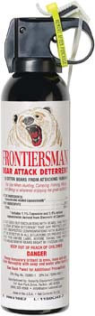 1. SABRE Frontiersman Bear Spray 9.2 oz. (Holster Options & Multi-Pack Options)