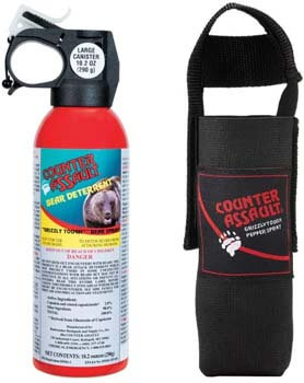 2. Counter Assault - EPA Certified, Maximum Strength & Distance Bear Repellent Spray