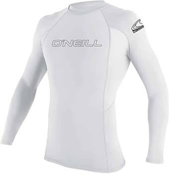 10. O'Neill Men's Basic Skins UPF 50+ Long Sleeve Rash Guard