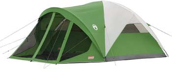 2. Coleman Dome Tent with Screen Room | Evanston Camping Tent with Screened-In Porch