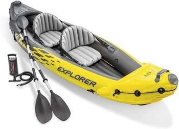 1. Intex Explorer K2 Kayak, 2-Person Inflatable Kayak Set