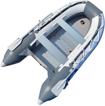 2. BRIS 10.8-foot Inflatable Boat Inflatable Rafting Fishing Dinghy Tender Pontoon Boat