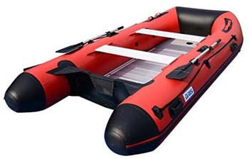 4. BRIS 12ft Inflatable Boat Inflatable Raft Sport Rescue Diving Boat Fishing Dinghy Tender Pontoon