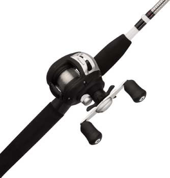 2. Shakespeare Alpha Medium 6' Low Profile Fishing Rod and Bait Cast Reel Combo (2 Piece)