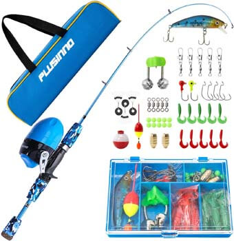 5. PLUSINNO Kids Fishing Pole