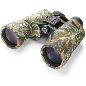 7. Bushnell PowerView 10 x 50mm Porro Prism Instafocus Binoculars, Realtree AP