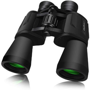 6. SkyGenius 10 x 50 Powerful Binoculars for Adults Durable Full-Size Clear Binoculars for Bird Watching Travel Sightseeing Hunting Wildlife Watching Outdoor Sports Games and Concerts