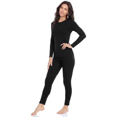 WEERTI fleece lined thermal underwear set for women